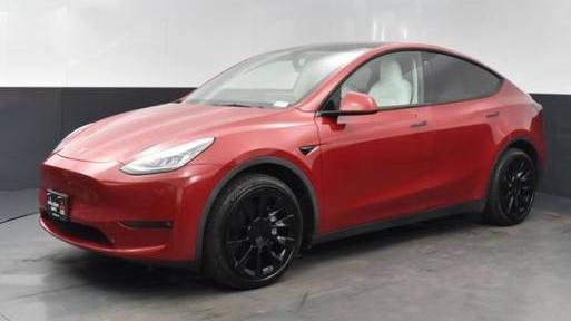 TESLA MODEL Y 2021 5YJYGDEE1MF195592 image